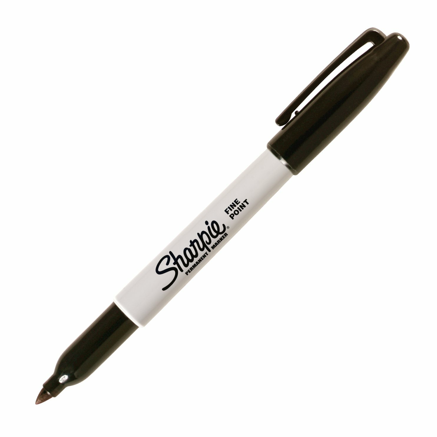 30051 Sharpie Permanent Marker, Fine Point, Black, Pack of 3