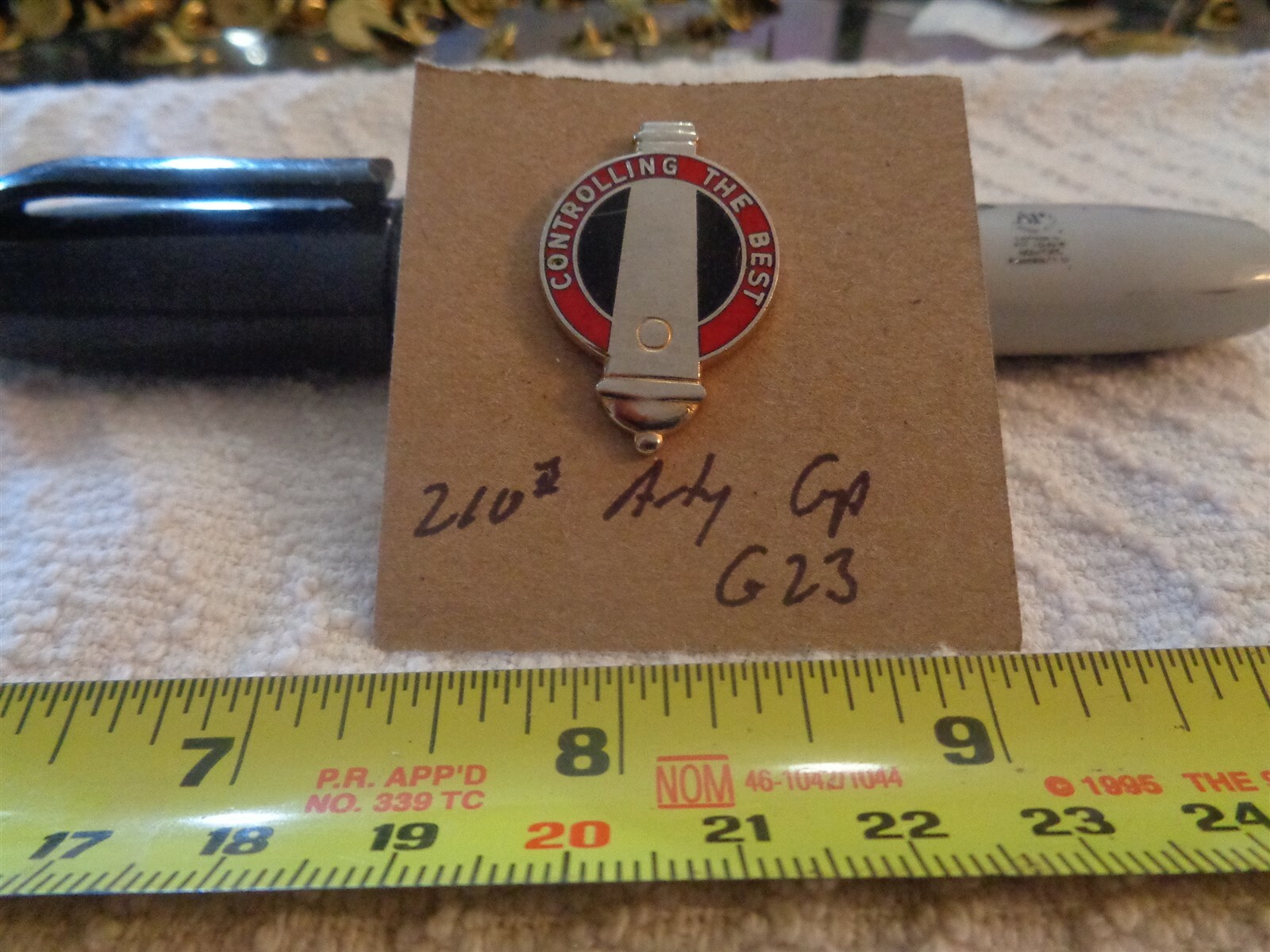 210th Artillery Group G23 Unit Crest, DI, DUI (DRAW#S12)