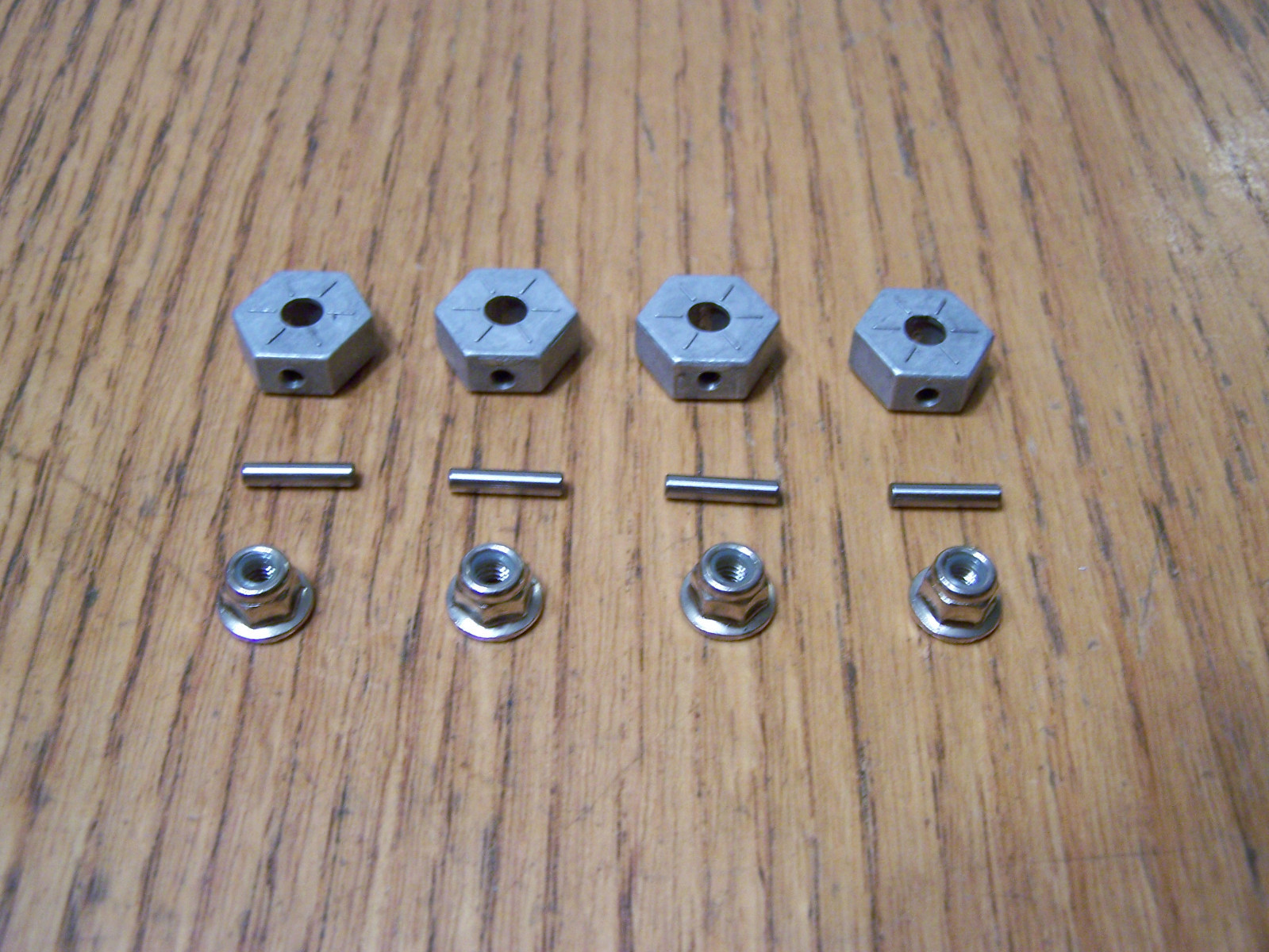 Arrma Granite V3/V4 4x4 223s 3s BLX 14mm Aluminum Wheel Hexes Steel Nuts & Pins