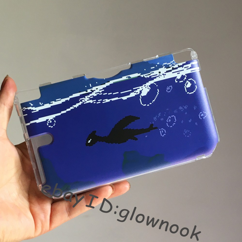 Rare Custom Pixel Art cover Shell for Nintendo series -Handmade DIY Design Case