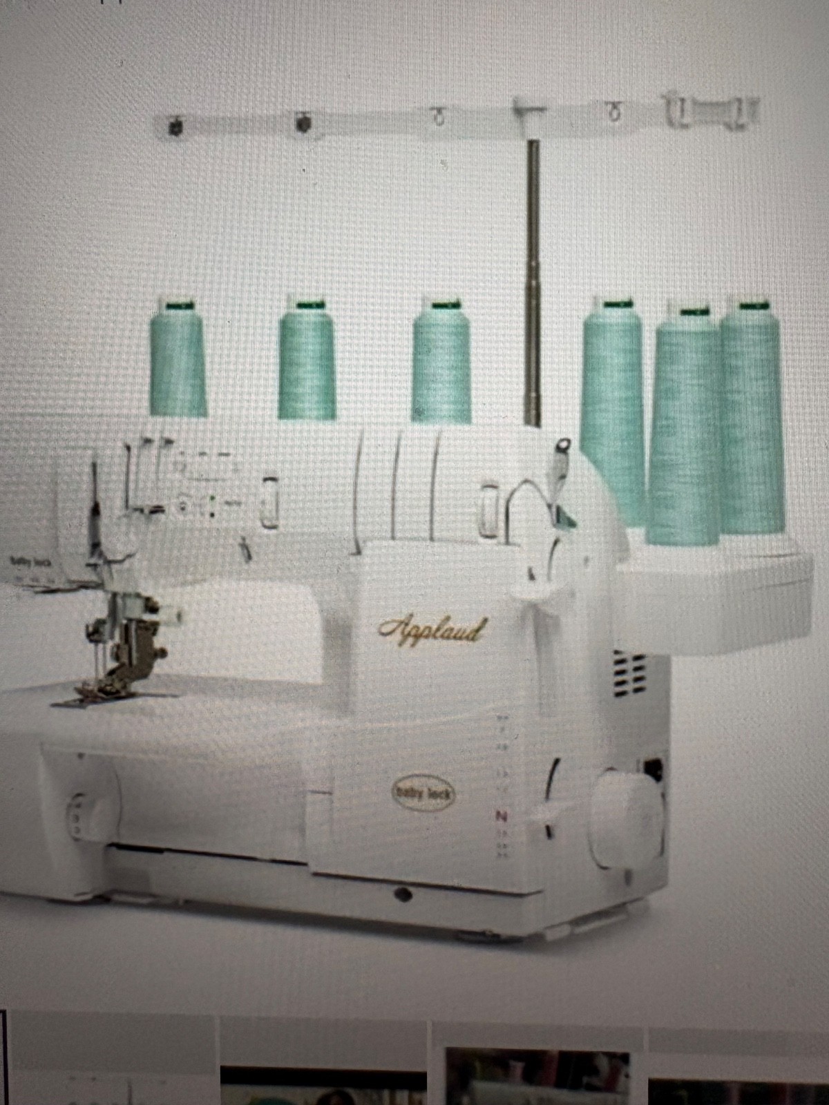 Baby Lock Applaud Electronic Serger Creative Top Cover Stitch, Portable