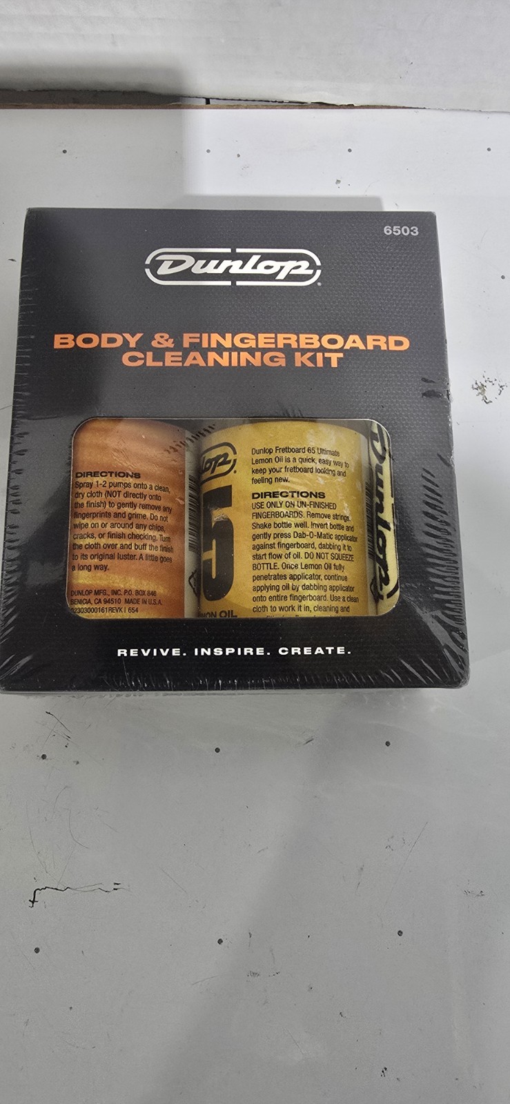NEW Dunlop 65 Body & Fingerboard Cleaning Kit 6503