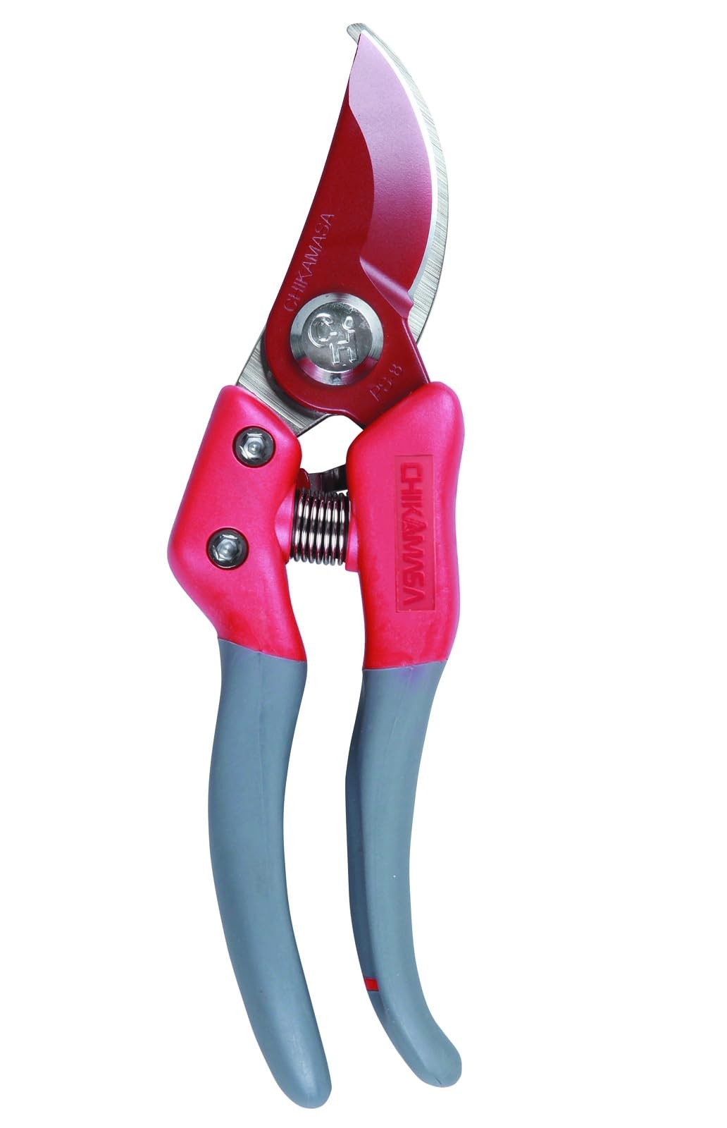 CHIKAMASA PS-8PLUS-R Professional pruning shears for horticulture Red/Grey