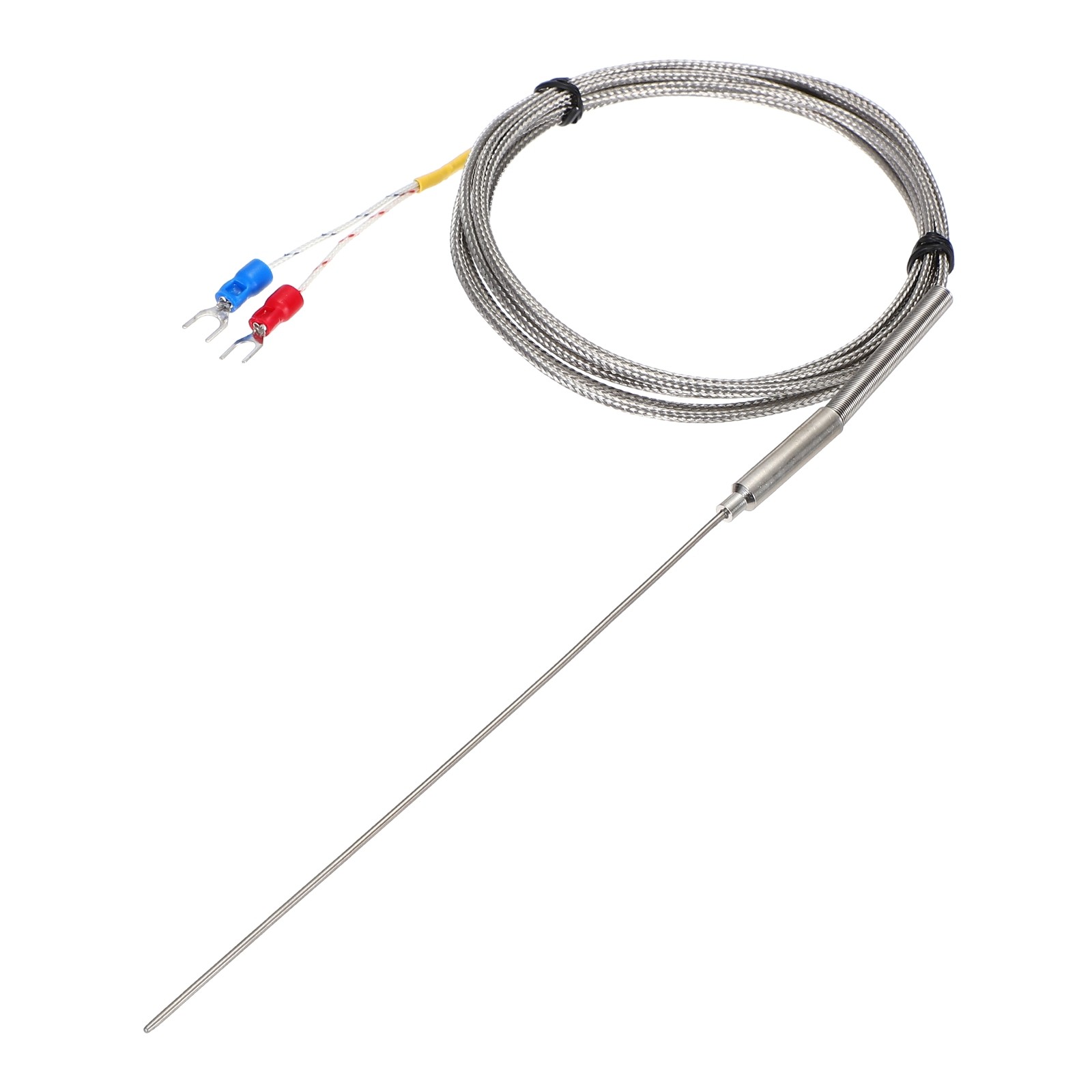 K Type Thermocouple Temperature Sensor Probe 1.5x150mm 6.6ft Wire 0-1100°C