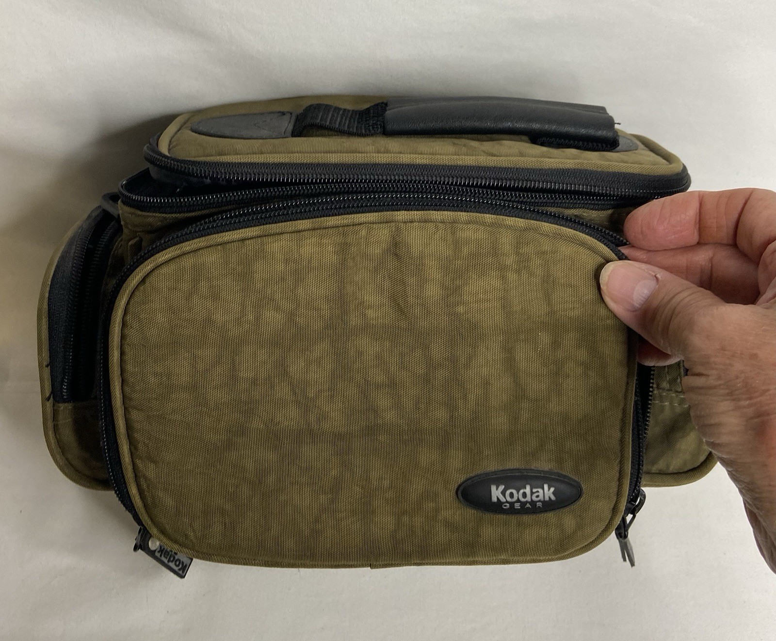 Camera Bag Kodak Gear Khaki Soft Body Multi Compartment Bag