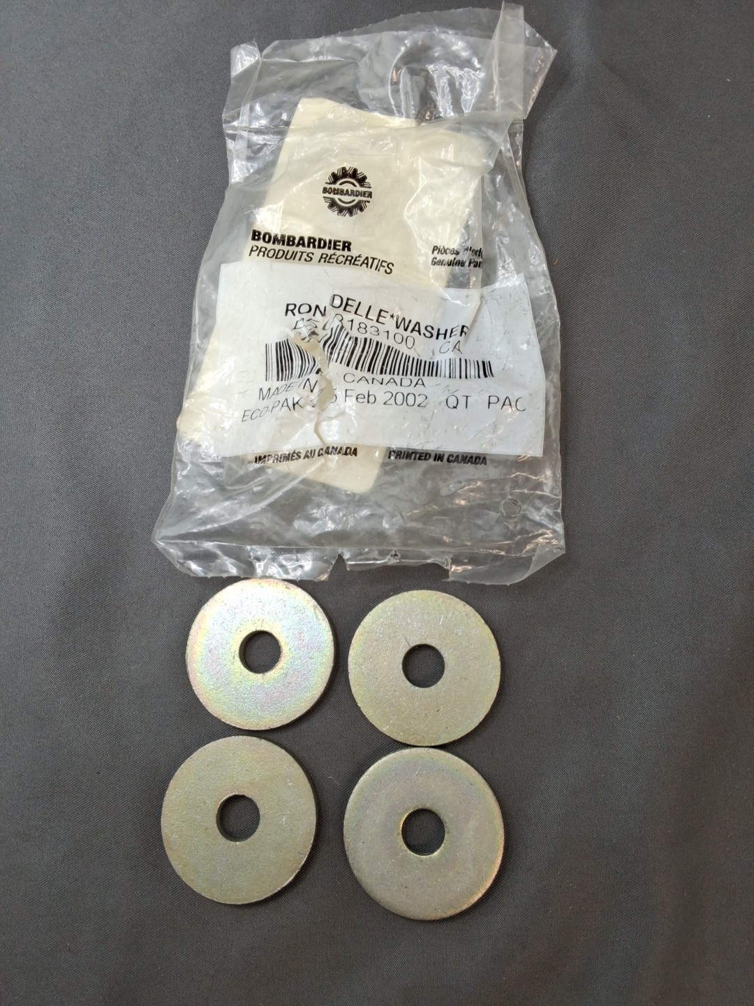 Ski Doo - 	NEW OEM Washer 	503183100 ~ QTY 4