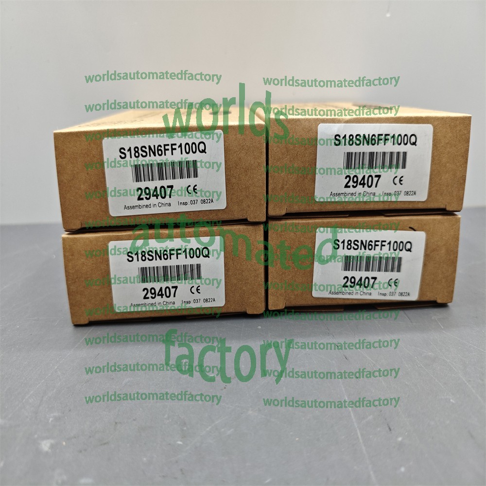 For Banner S18SN6FF100Q Photoelectric Switch Sensor Range 100mm Input 10-30V DC