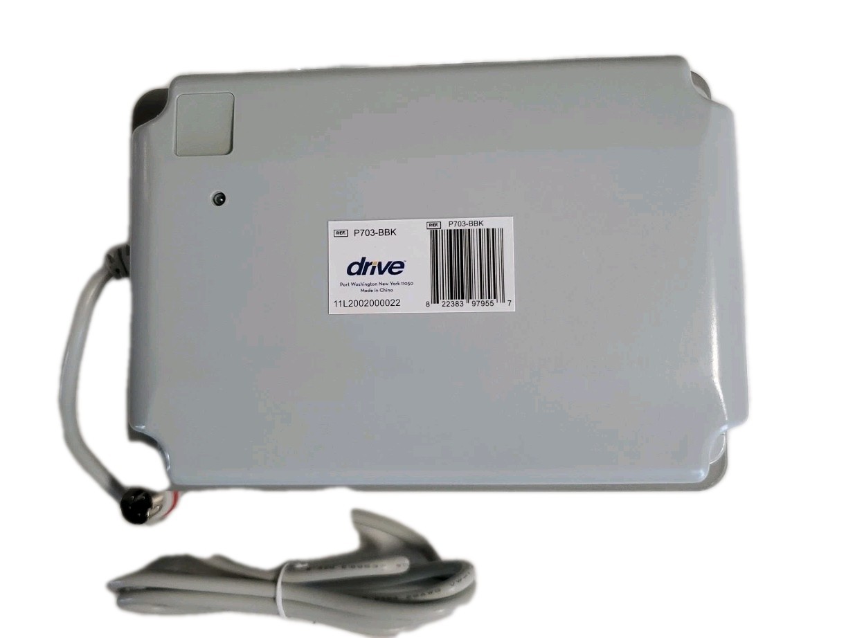 Drive Medical P703-BBK Prime Care Bed Battery backup for P703 with Bracket READ!