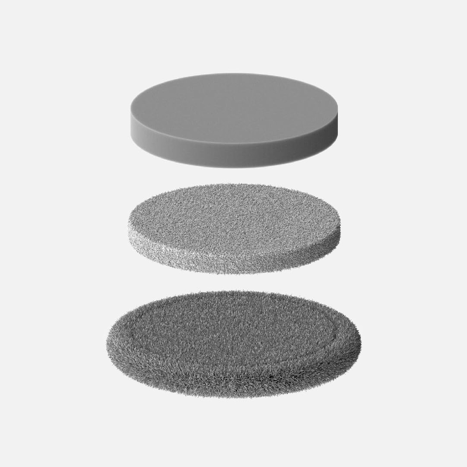 HOTO 3 Pcs Replacement Pads for Cordless Spin Scrubber, Suitable for HOTO Ele...