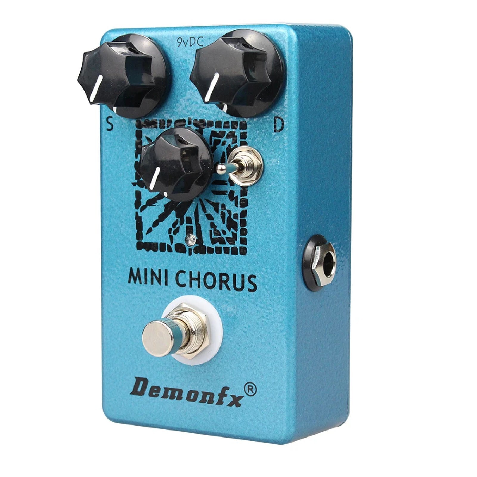 Demonfx Mini Chorus Toggle options Guitar Effect Pedal New/Nice Fast US Ship