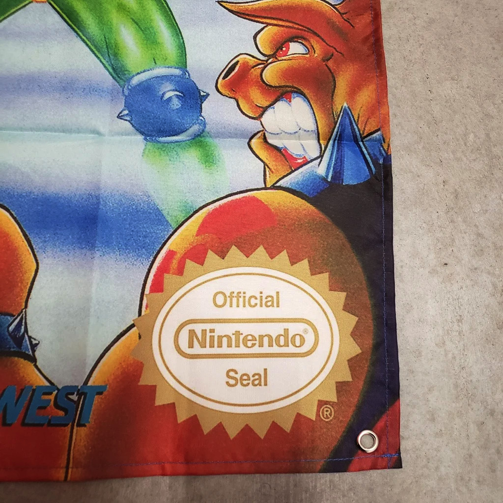 Battletoads Double Dragon Custom Wall Flag Banner Tapestry 2 x 3 Ft, NES