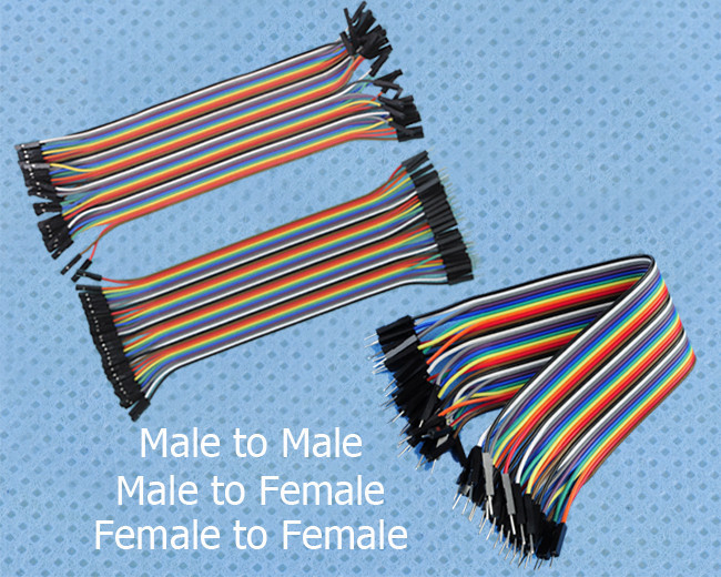 Each for 40pcs Dupont Wire Color Jumper Cable 20cm 2.54mm 1P-1P Female Male New