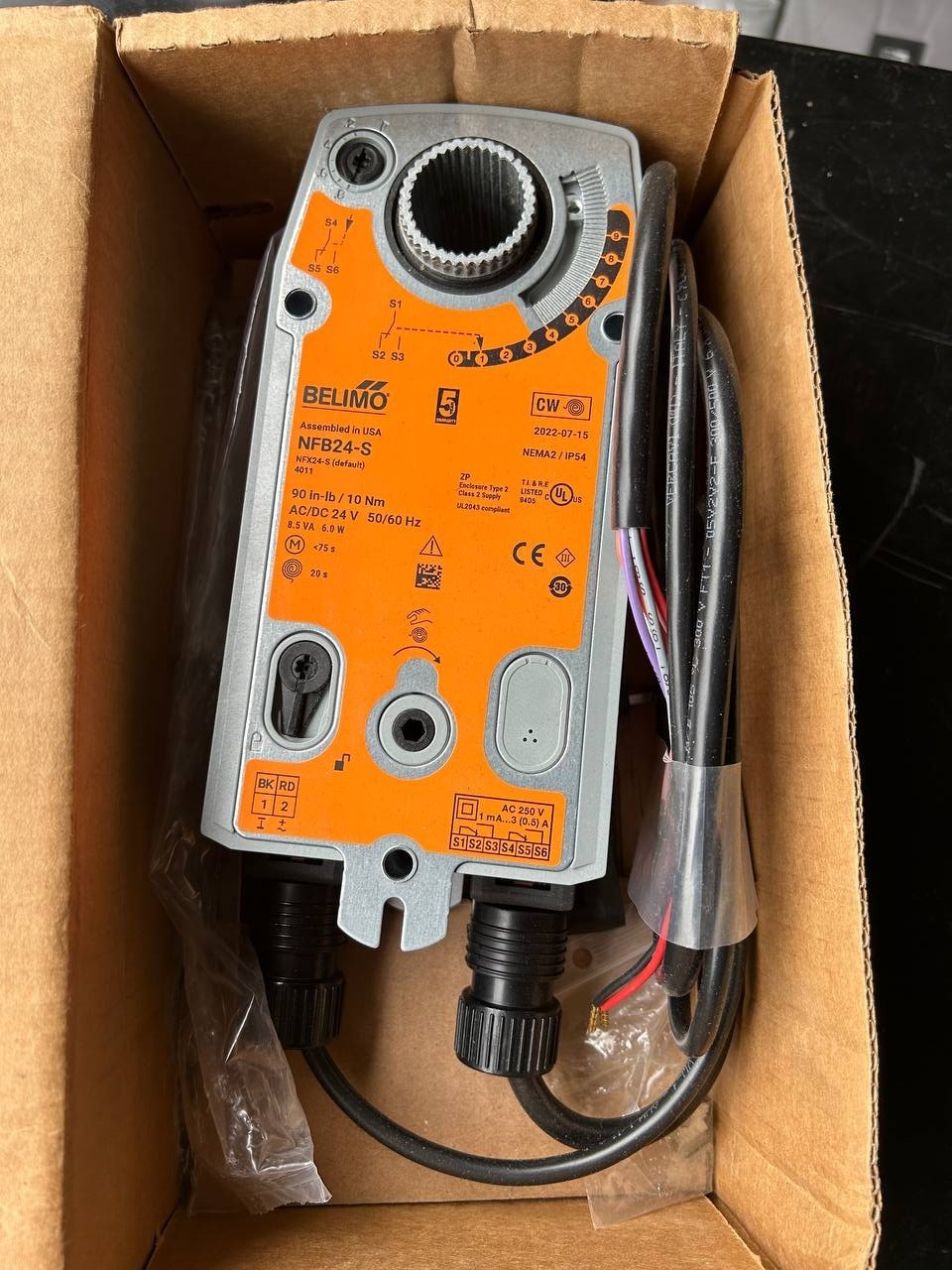 Belimo NFB24-S  90 IN/LB 10 Nm  24V 50/60HZ
