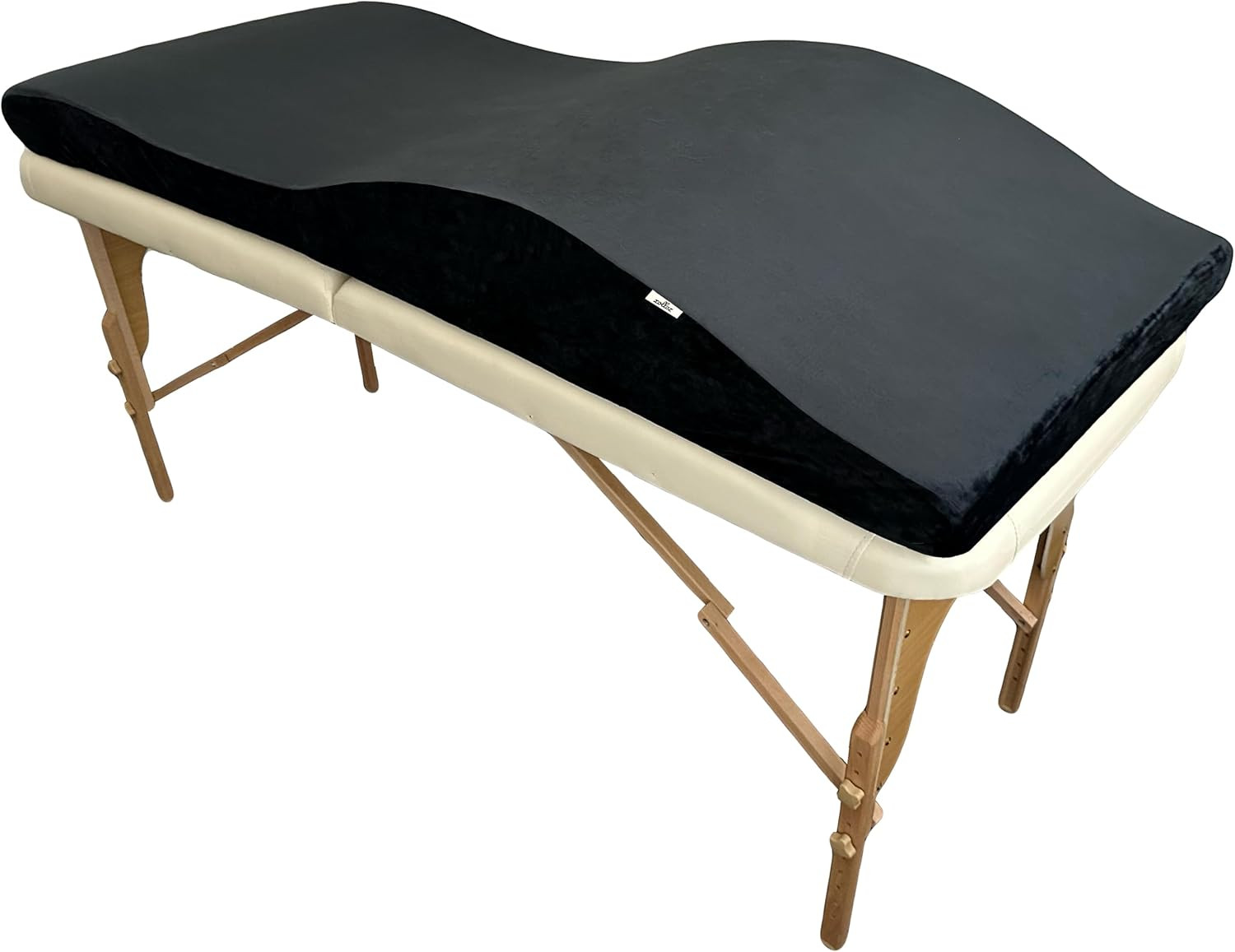 Lash Bed Topper – Ergonomic Memory Foam Pad with Plush Cover, Spa Table Cushion