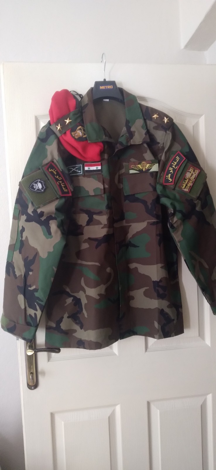 SYRIAN   Army 20 S    Vintage  camouflage uniform set camo bdu 7