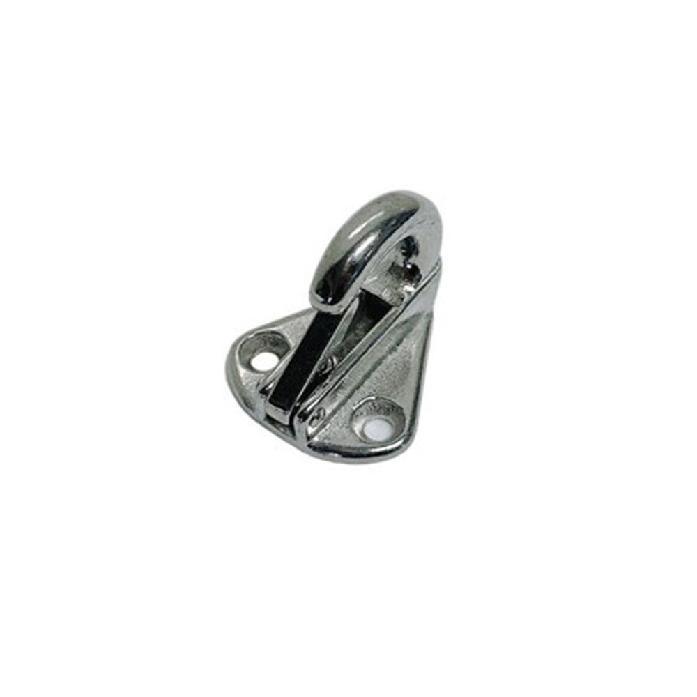 Stainless Steel 1-1/4" Fender Hooks Spring Snap Attach Rope Hook Boat Hardware