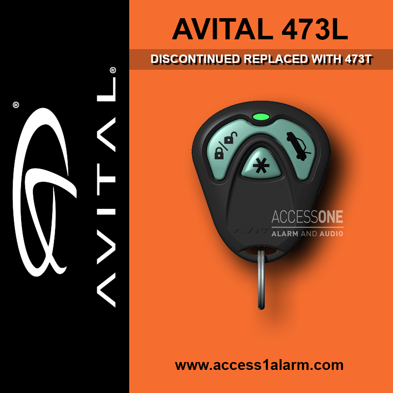 Avital 473L 3-Button Remote Control Replacement Transmitter EZSDEI474S 473T