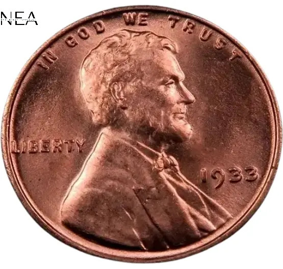 1933 Lincoln Wheat Penny Cent ~ Gem BU (red) ~ Better Date!