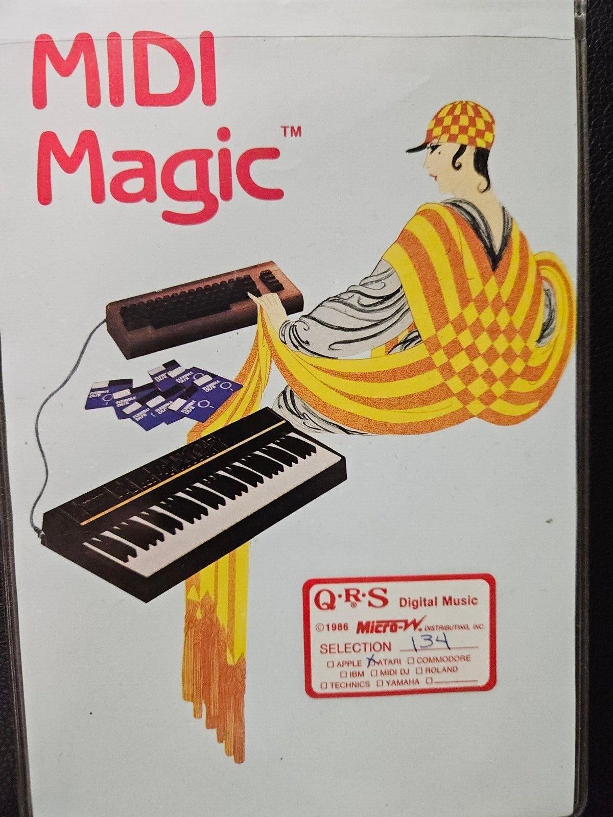 MIDI Magic Q R S Digital Music # 134 by Micro-W DISTRIBUTING or Atari