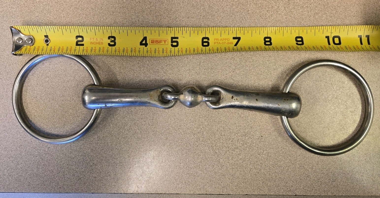 HKM Loose Ring Snaffle W/ Lozenge 16mm Stainless Steel - 9876