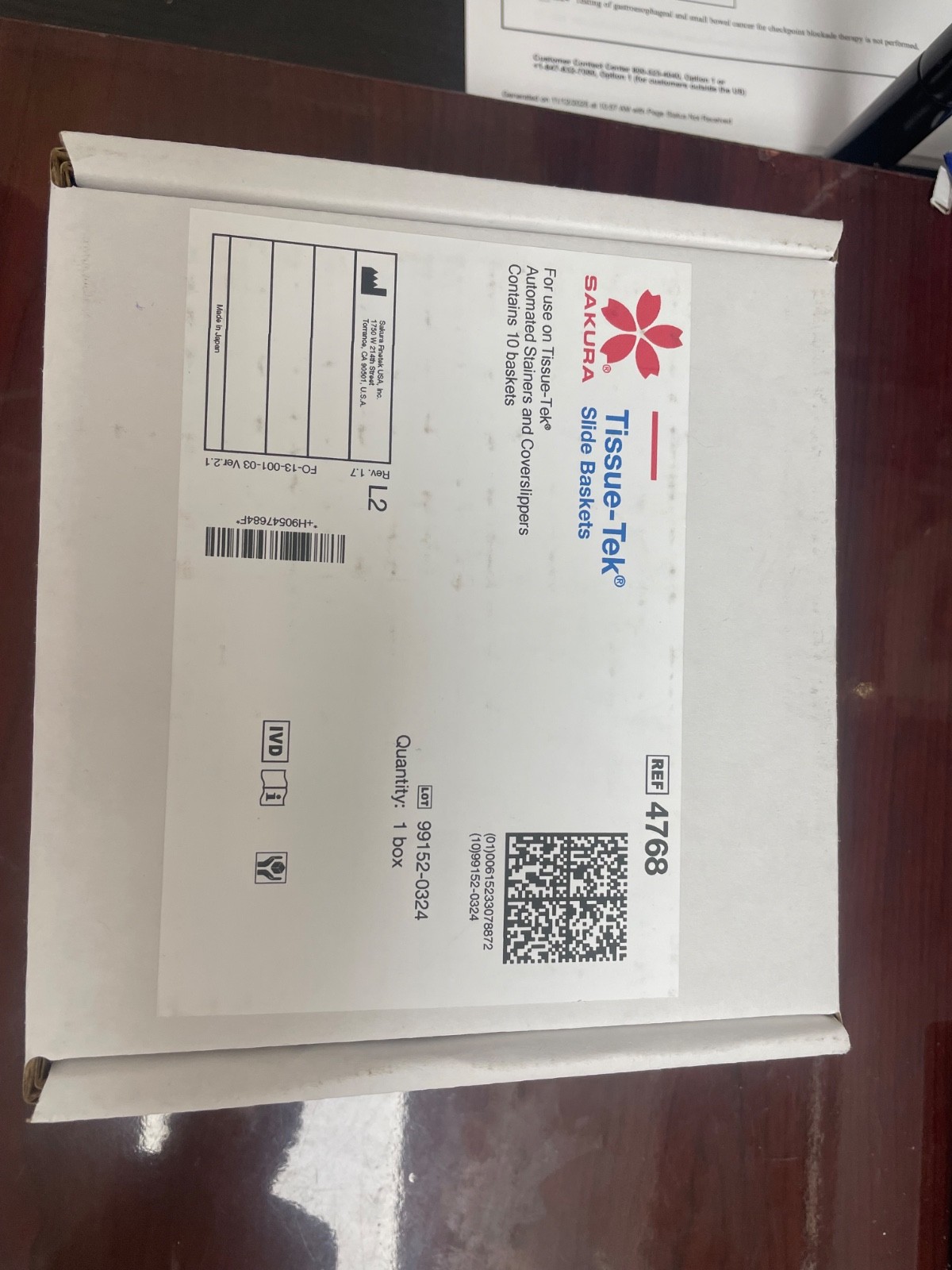 Tissue-tek Slide Baskets Ref: 4768 Brand New 10 Staining Racks