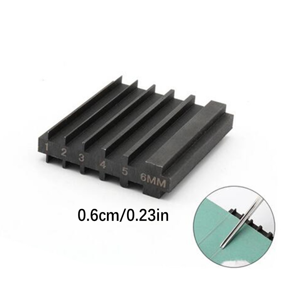 Steel Double Side Repair Tool Thinner Edge Skiving Tool Leathercraft Tool a