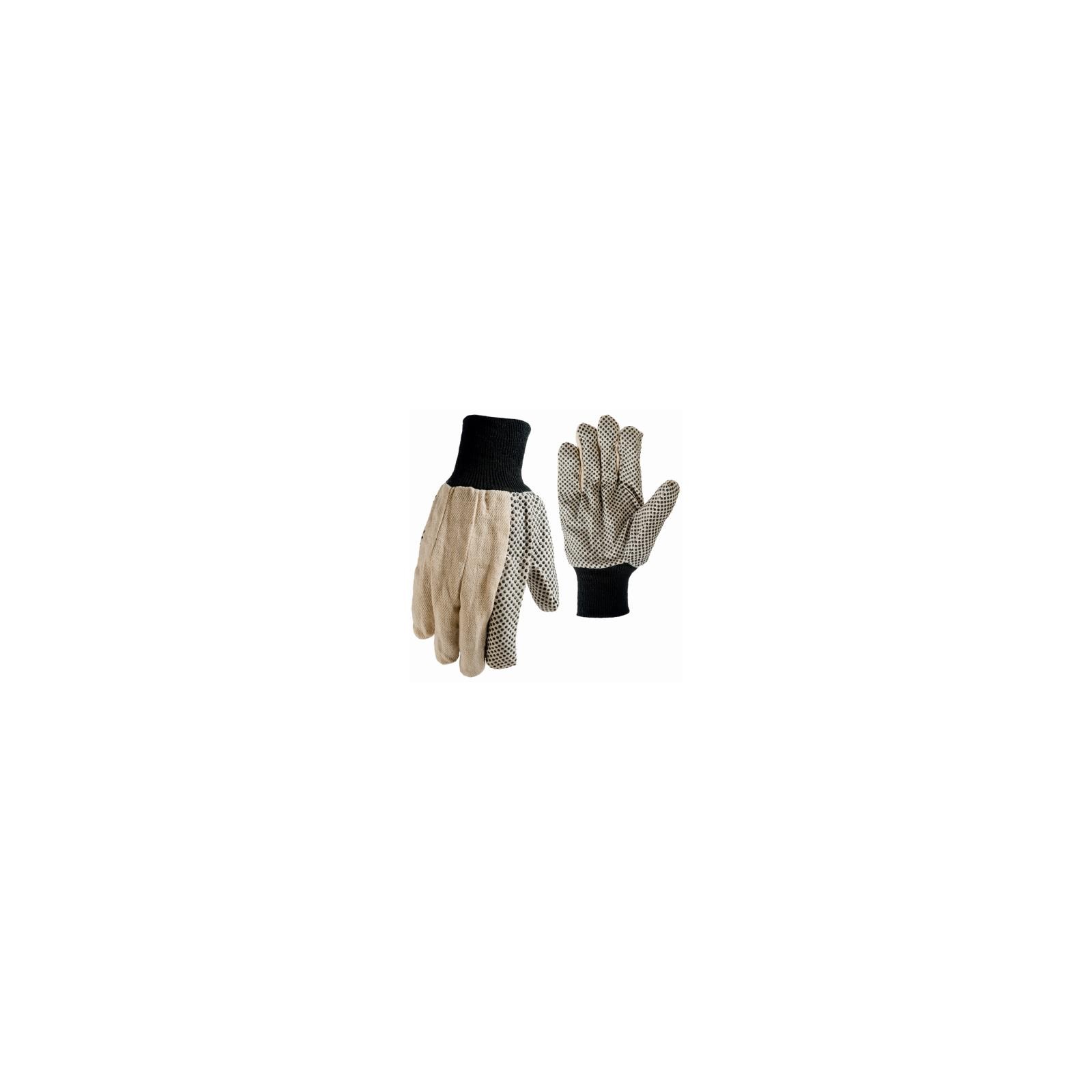 True Grip 9162-26 Dot Canvas Gloves, Cotton, Men's M - Quantity 6