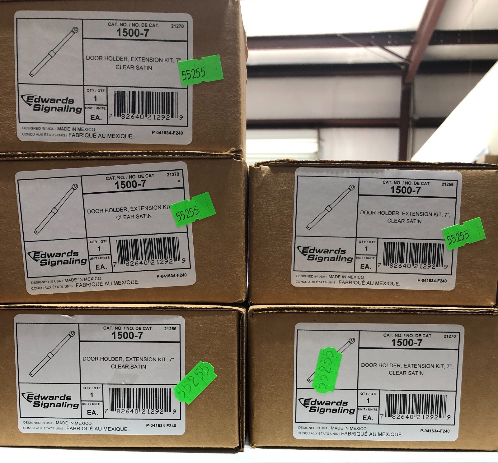 Edwards 1500-7 Door Holder Extension Rods Adjustable Extension - 7IN