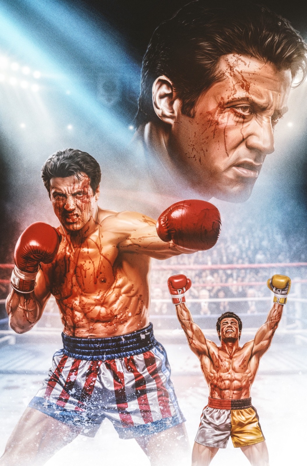 🥊⚡ FAME: SYLVESTER STALLONE – 50th Anniversary of Rocky EXCLUSIVE  100 Print