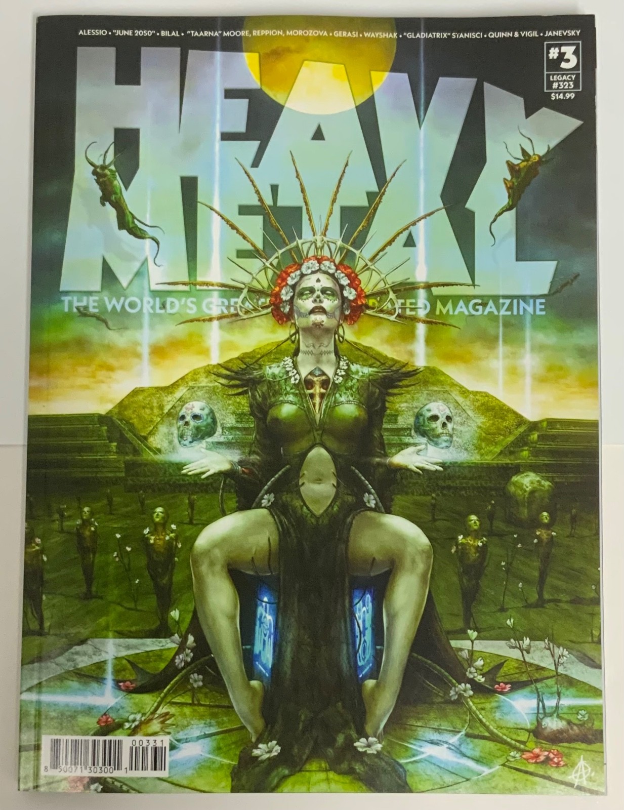 Heavy Metal Magazine 3 Augustin Alessio Cover 2025 Legacy Number 323