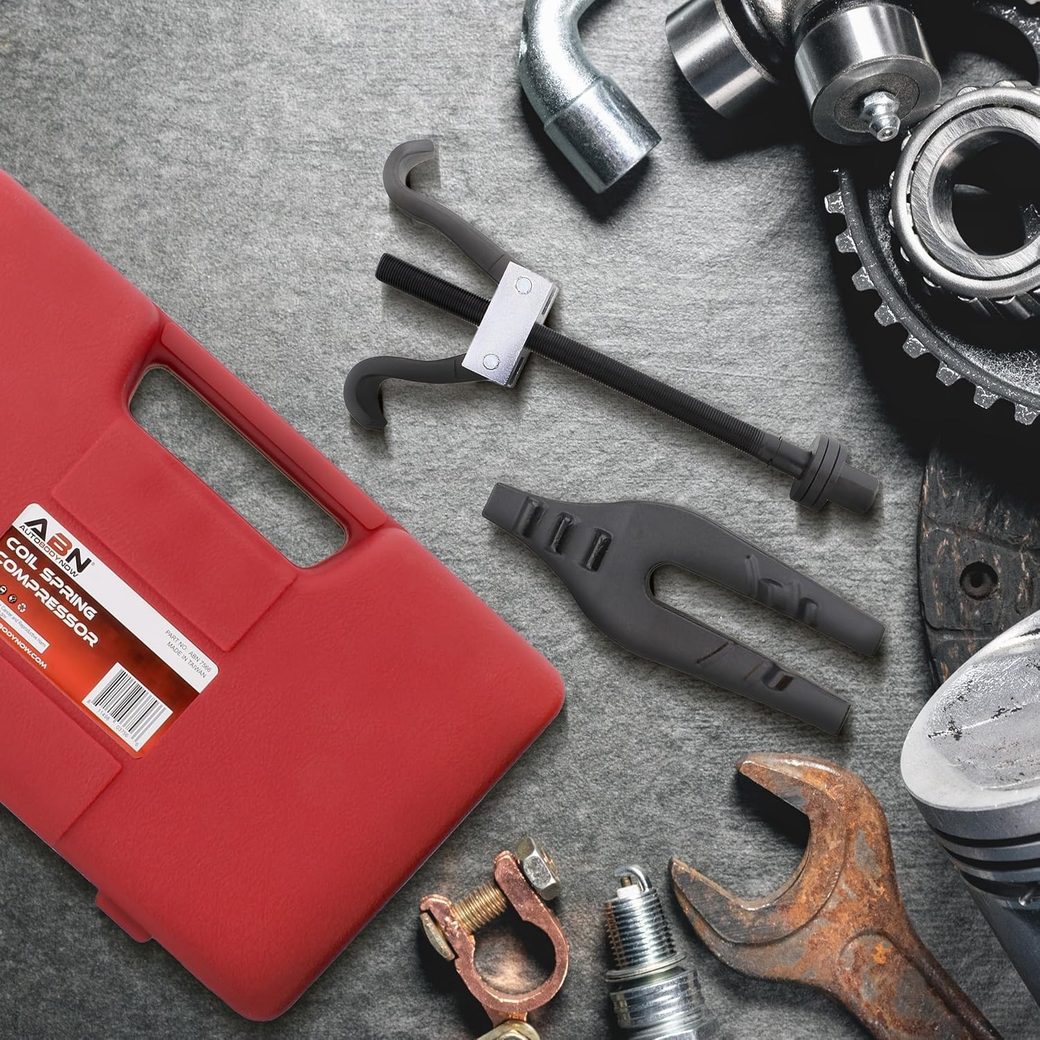 Coil Spring Compressor Tool - Heavy-Duty Metal