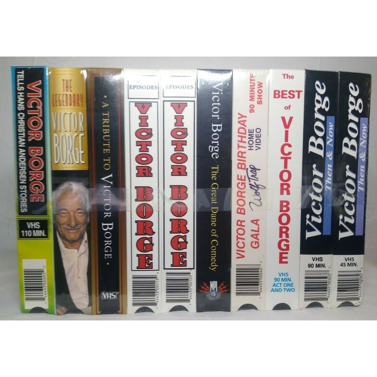 Victor Borge 10 VHS Collection! Sealed! Then & Now, Han Christian Anderson, more