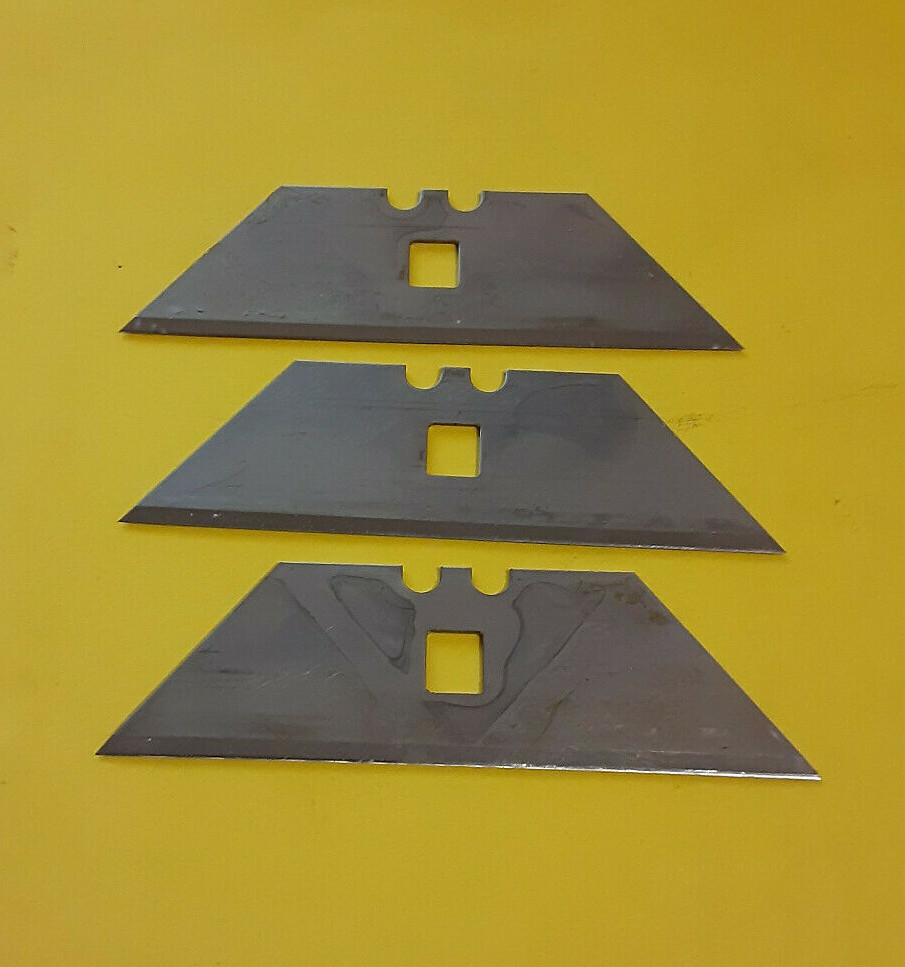 BLADE KNIFE UTILITY HEAVY DUTY SQUARE   set of 3