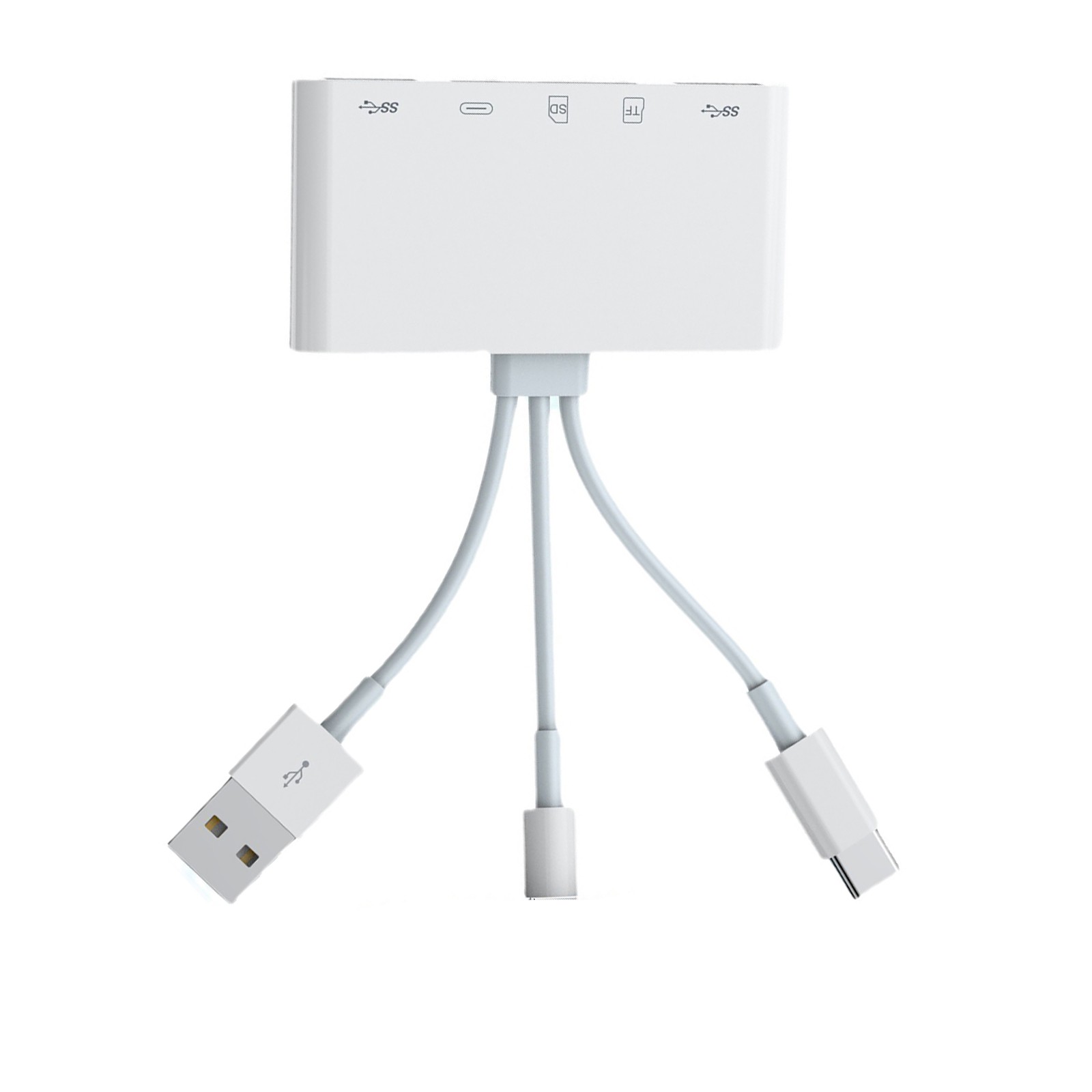 5 in 1 Memory Card Reader SD Card Reader USB OTG Adapter for iPhone/iPad