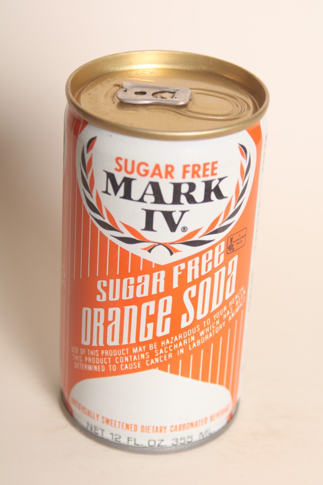 Mark IV Sugar Free Orange soda can - 12oz