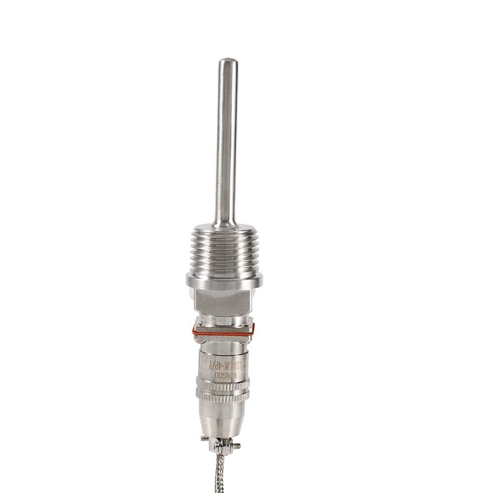 RTD PT100 Temperature Sensor Probe 1/2 Inch NPT Thread Thermocouple 2m Cable