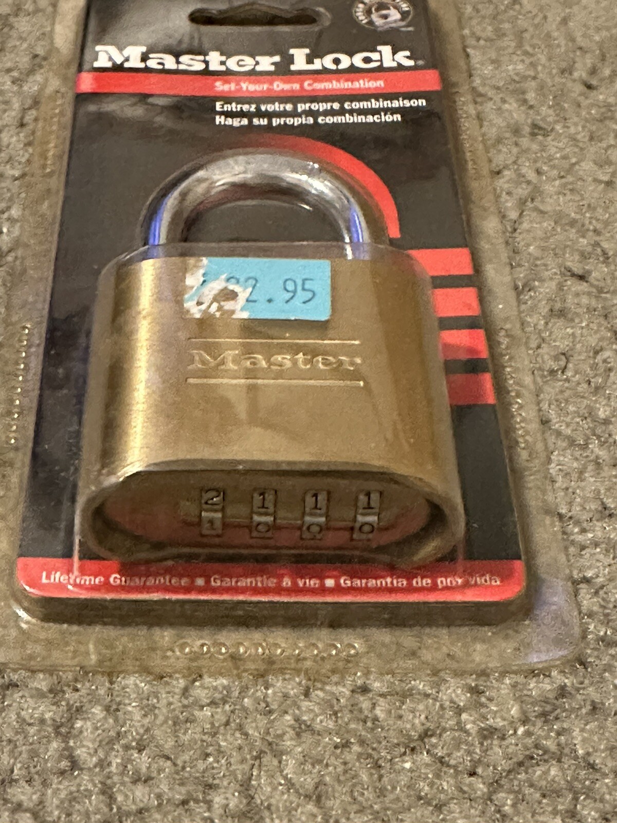 Master Lock 175D Combination Padlock-NEW SEALED!!!!!!