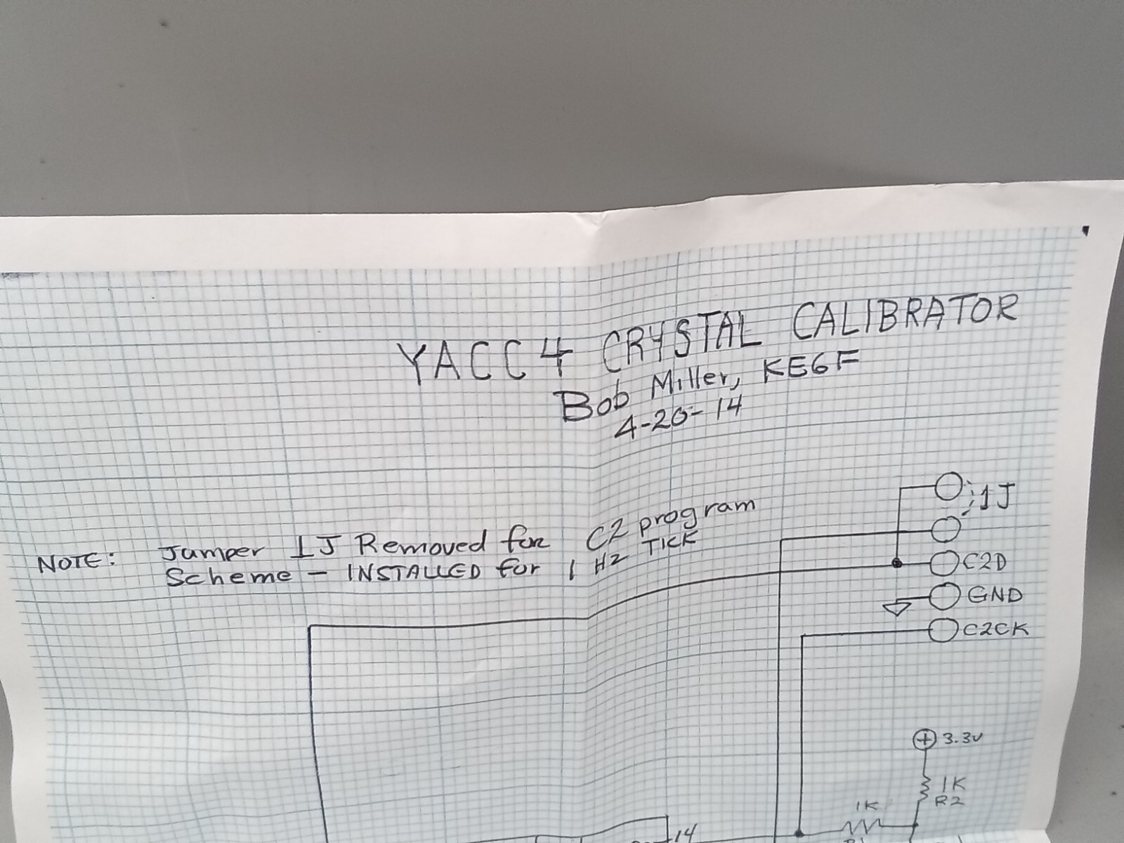 YACC4 Crystal Calibrator BOB MILLER KE6F