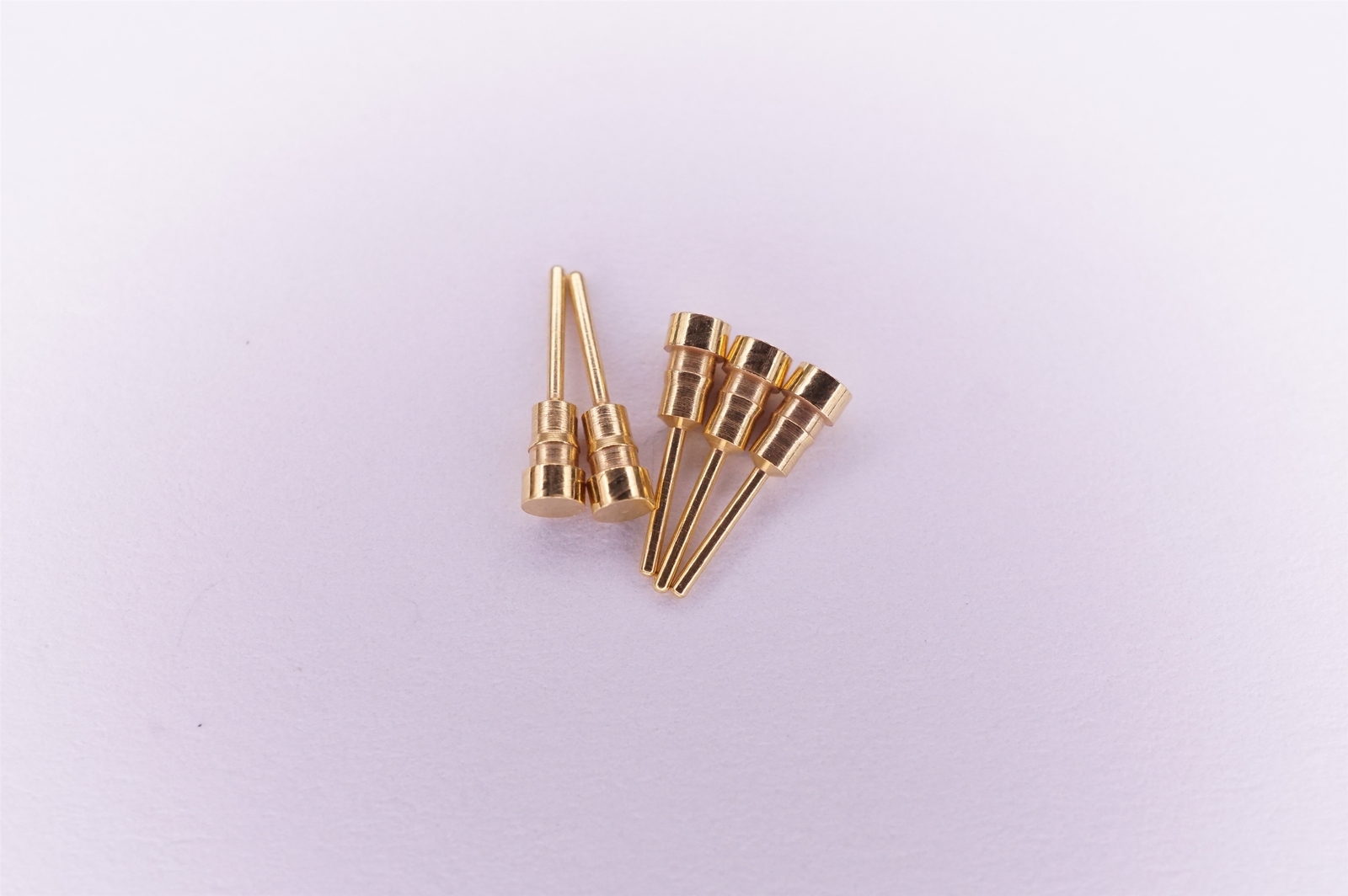 Lot of 5 8940-0-00-34-00-00-03-0 Mill-Max PC Pin Terminal Connector Gold 0.298"