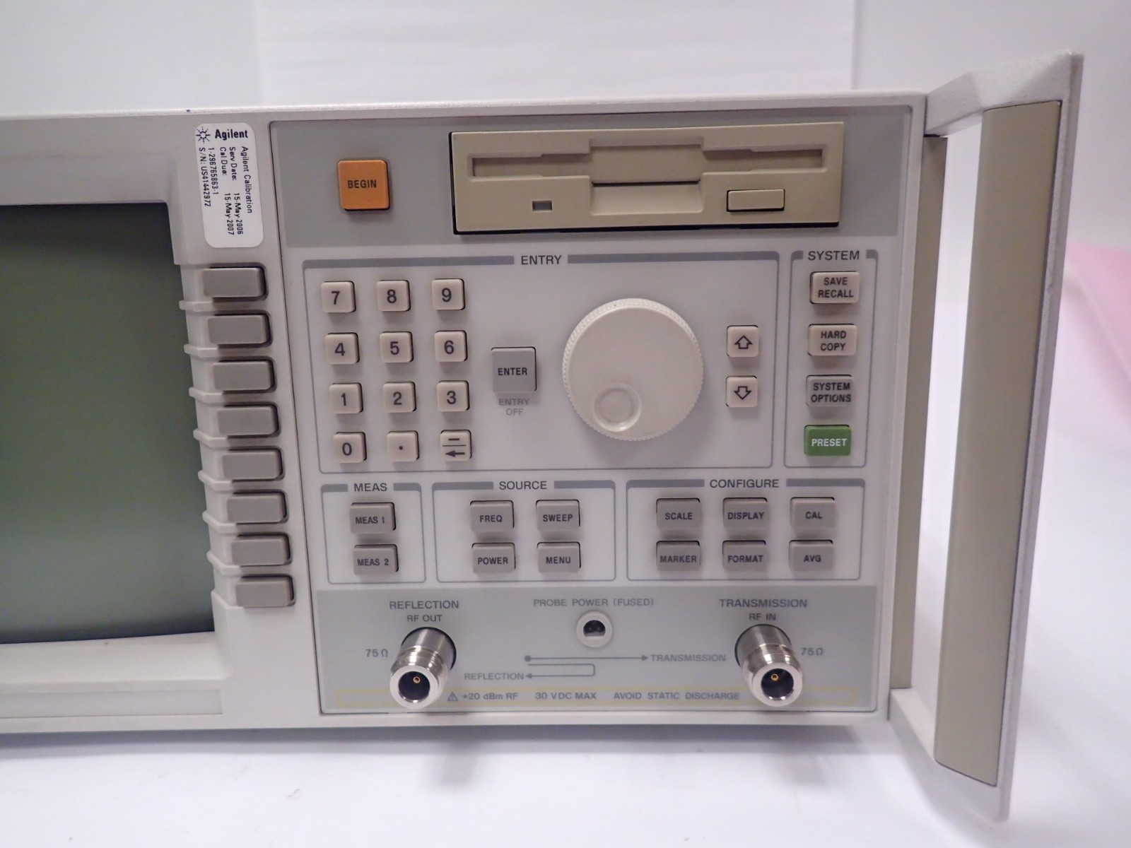 HP / KEYSIGHT / AGILENT 8712ET RF NETWORK ANALYZER 300kHz - 1.3GHz (70 Ohm)