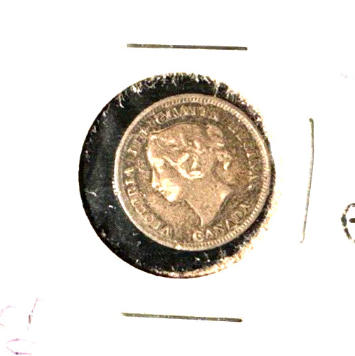 Canada  1896  5 cents  KM 2  vf    (1)