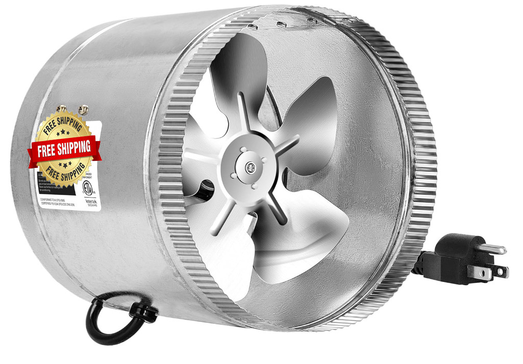 Ventilador De Conducto En Linea De 8 Pulgadas 420 Cfm, Ventilador De Escape ...