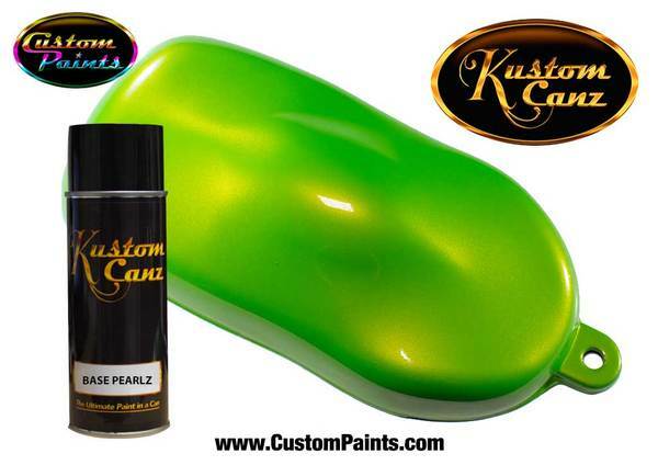 12oz Aerosol Base Pearlz Sugar Apple - Urethane Based, Automotive Paint Custom
