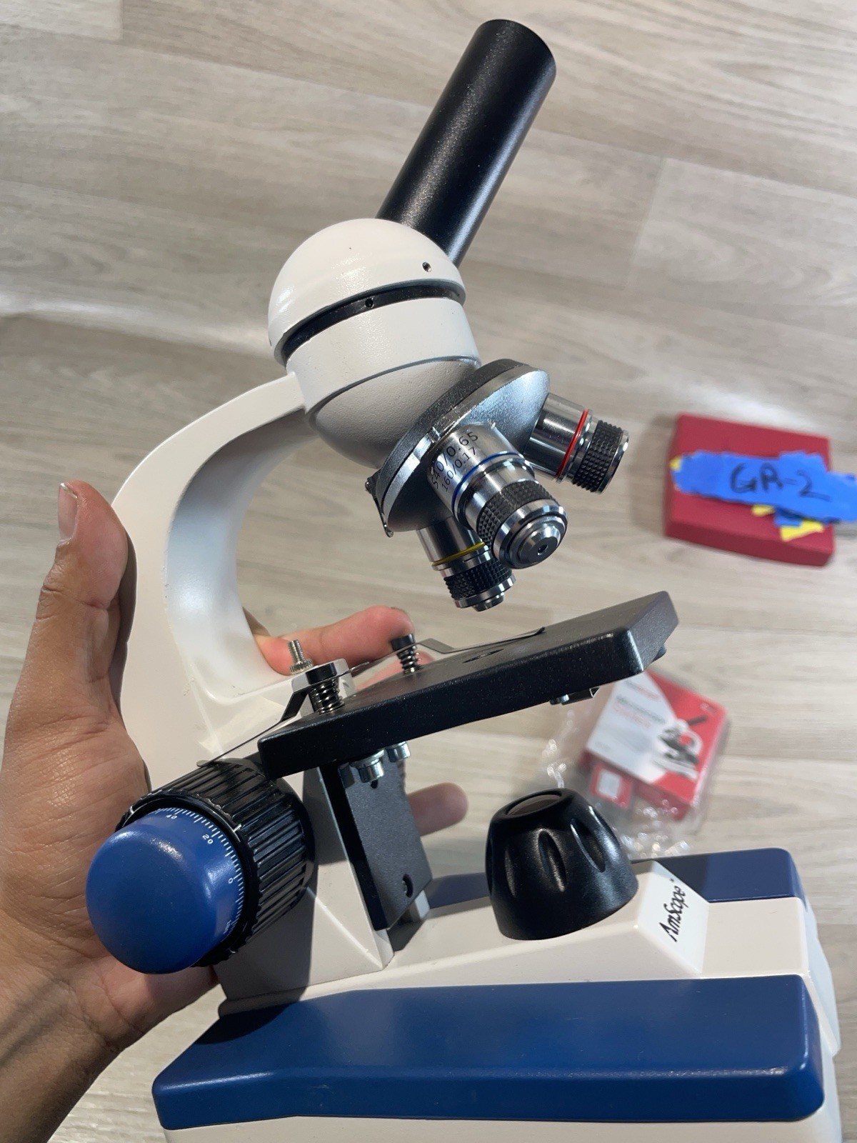 Amscope M150C Monocular Compound Microscopes 1000X Magnification - Student Scope