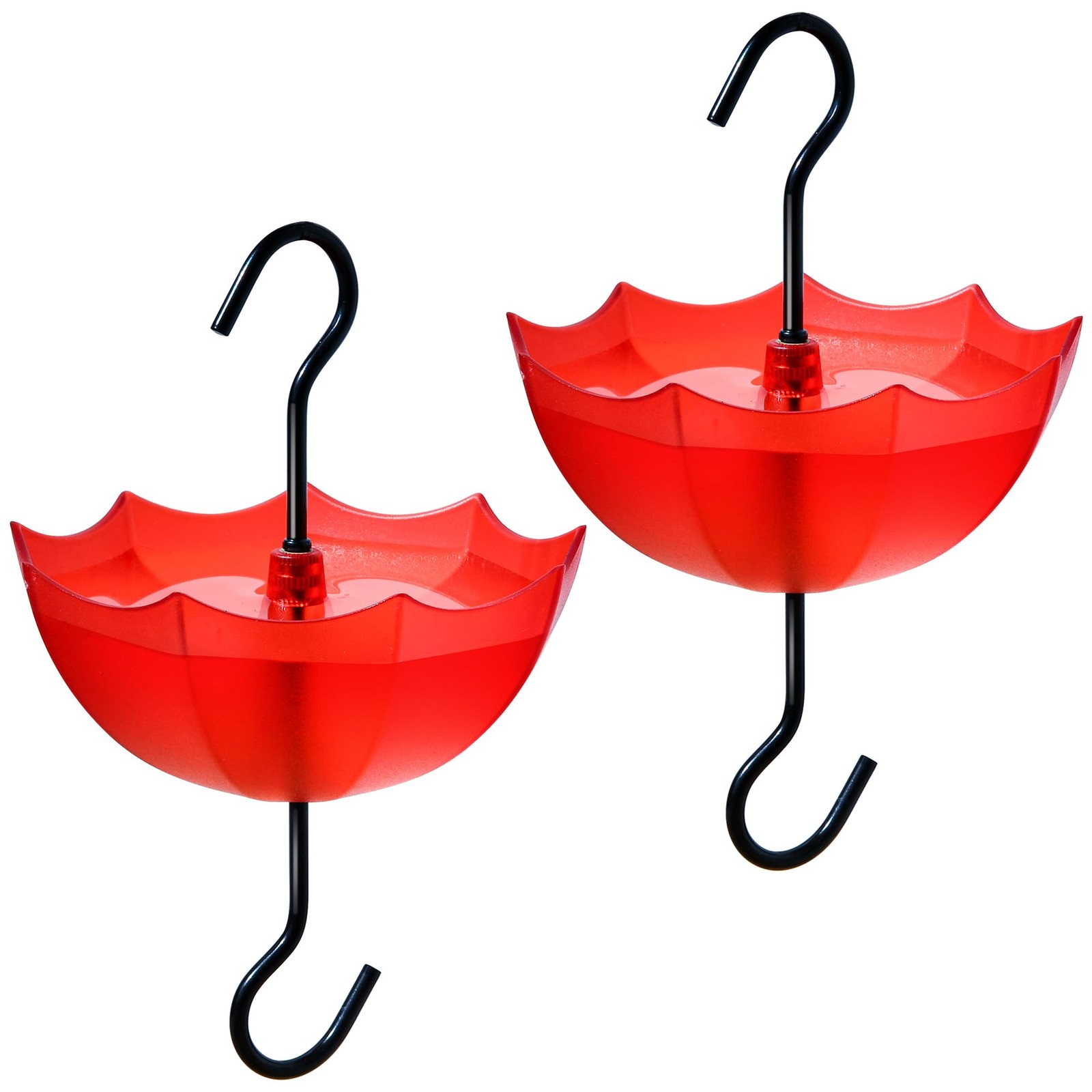 TERULF Ant Moat for Hummingbird Feeders and Oriole Feeders, 5 OZ 2 Pack, Red