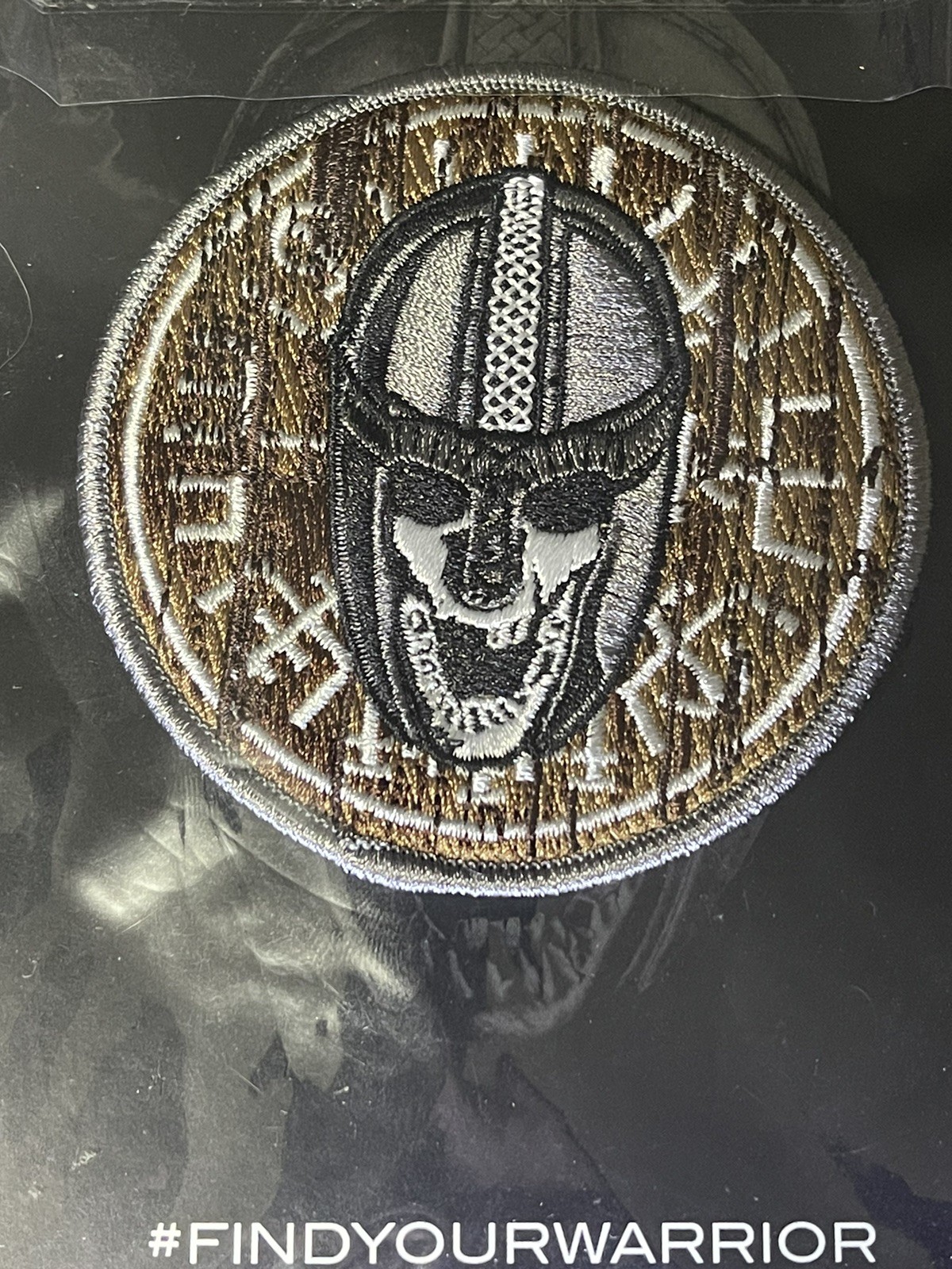 Viking Round Shield Tactical Morale Patch, 2 pc-set Modern Arms, Embroidered