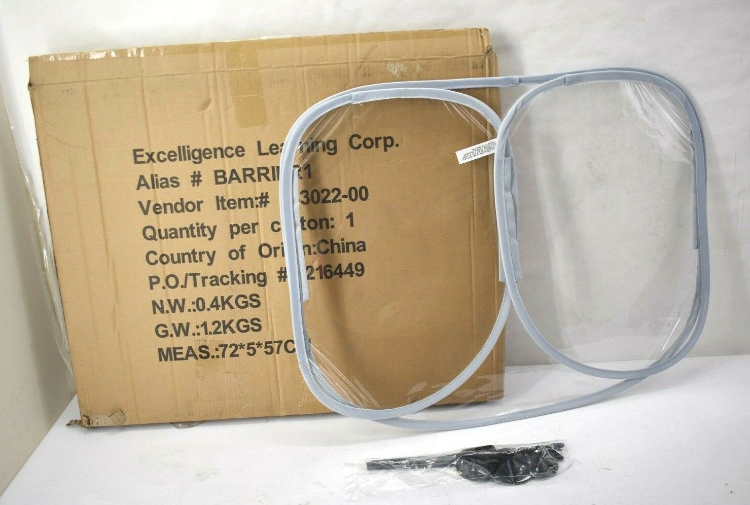 Excellerations 708574 Fold Up Portable Desktop Barriers 27.5" X 13.75" X 22"