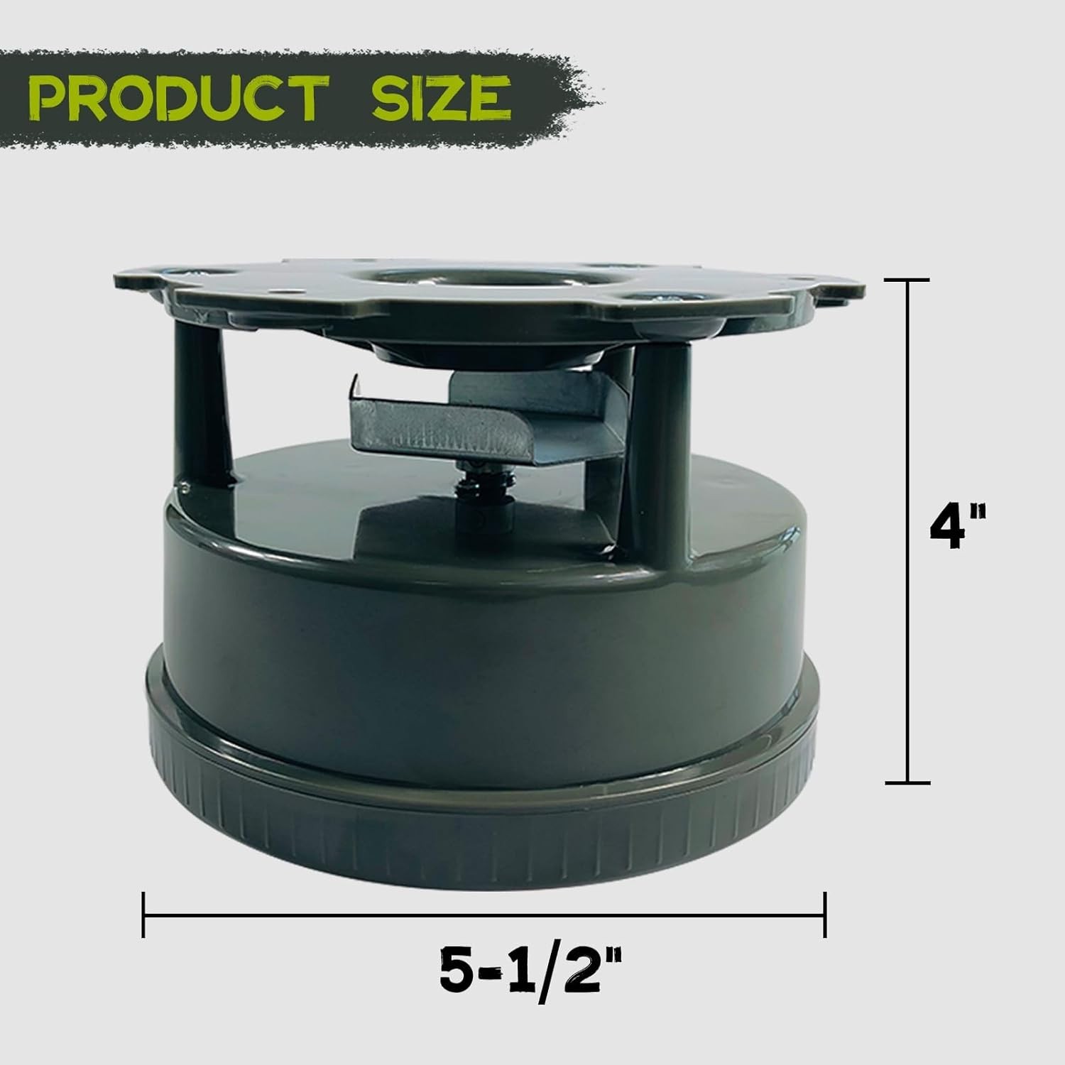 Deer Feeder Kit - Digital Timer - Metal Spin Plate - Easy Setup - All-in-ONE