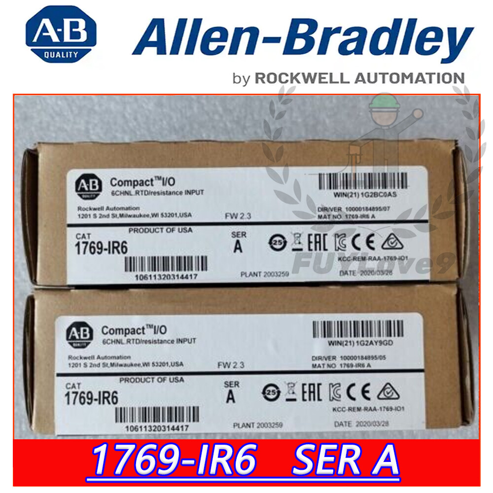New Sealed Allen Bradley 1769-IR6 SER A CompactLogix Input Module RTD 1769IR6