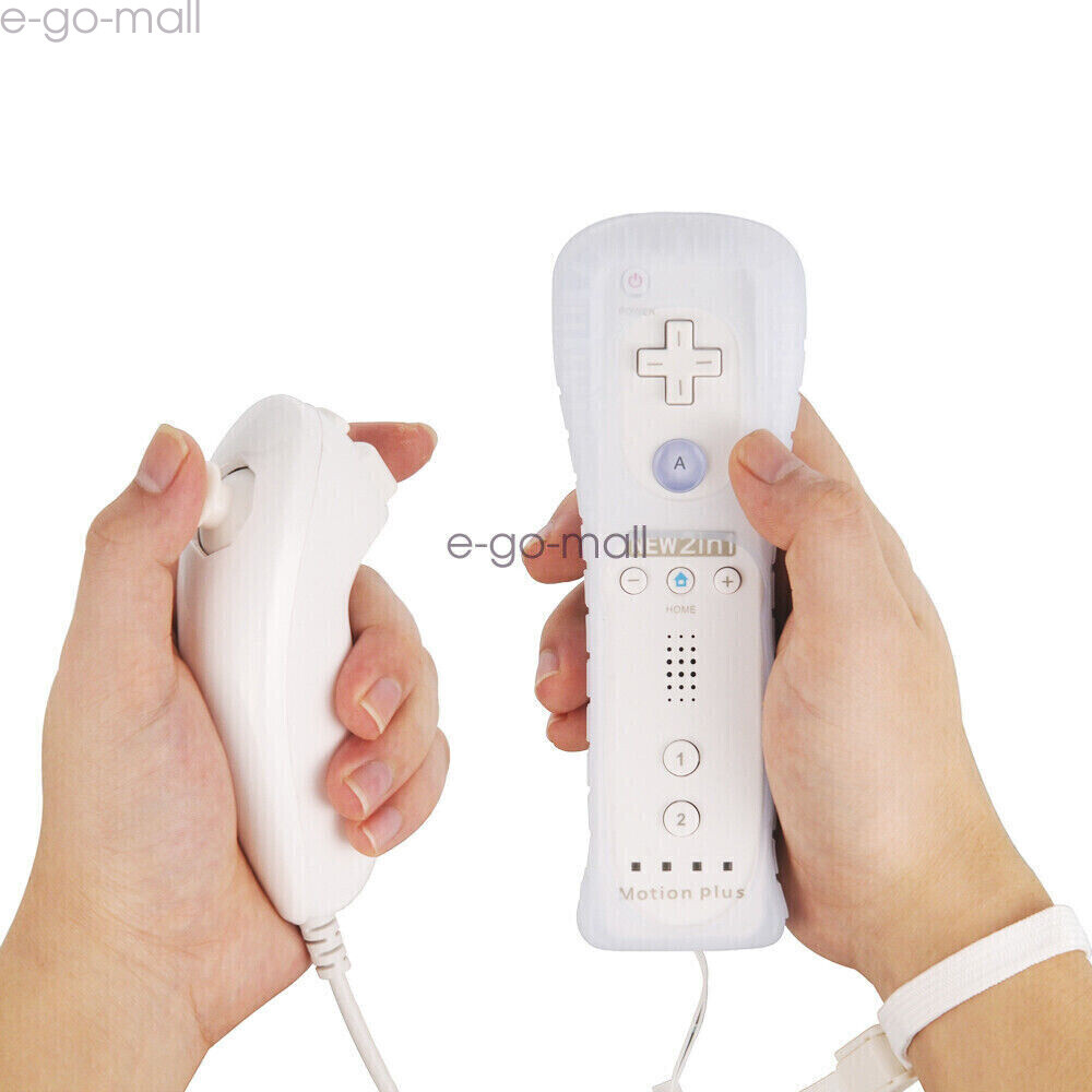 Built-in Motion Plus Wii Remote and Nunchuck Controller for Nintendo Wii Wii U